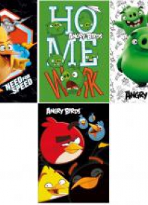 Notes A7 Angry Birds (30szt) DERFORM