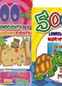 500 Łamigłówek. Koloruję, rozwikłuję