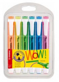 Zakreślacz Swing Cool etui 6 kolorów STABILO