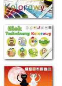 Blok techniczny kolorowy A4/10K (20szt) LUCRUM