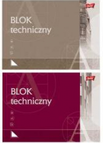 Blok techniczny A3/10K MIX (10szt)