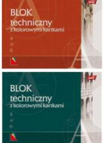Blok techniczny kolorowy A3/10K (10szt)