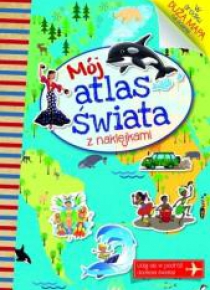 Mój atlas świata z naklejkami