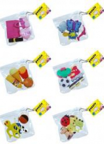 Gumki do Ścierania Puzzle 4 szt. MIX STnux