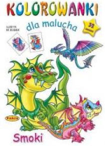 Kolorowanka dla malucha. Smoki