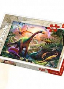 Puzzle 100 Świat dinozaurów TREFL