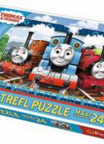 Puzzle 24 maxi Wesołe lokomotywy TREFL