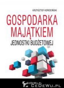 Gospodarka majątkiem jednostki budżetowej