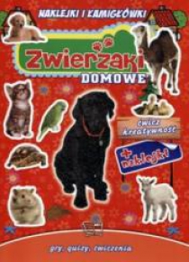 Naklejki i łamigłówki. Zwierzaki domowe