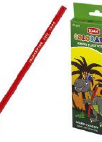 Kredki elastyczne Coloraptor soft 12 kolorów TOMA