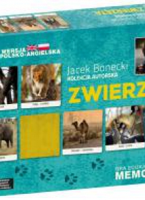 Gra edukacyjna memory - Zwierzęta Jacek Bonecki