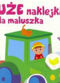 Duże naklejki dla maluszka - traktor 3+