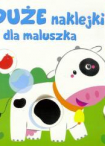 Duże naklejki dla maluszka - krówka 3+