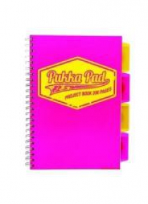 Project Book Neon B5/100K kratka różowy (3szt)