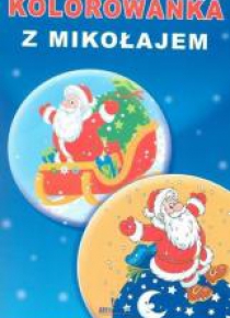 Kolorowanka z Mikołajem