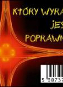 Który wyraz jest poprawny? karty HARMONIA