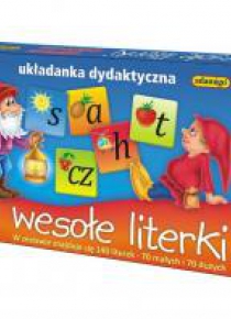 Układanka - Wesołe literki