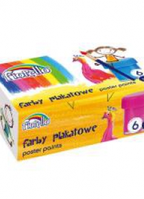 Farby plakatowe 6 kolorów x 20ml
