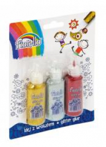 Klej brokatowy 3 kolory x 20ml FIORELLO