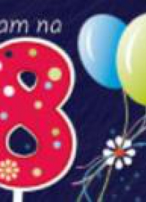Zaproszenie 18-tka - Balony (5szt) AVANTI