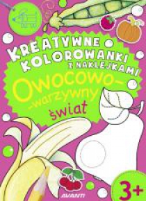 Kreatywne kolorowanki. Owocowo-warzywny świat