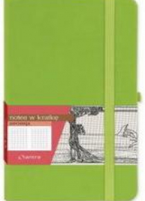 Notes A7 Kratka Secesja Zielony ANTRA