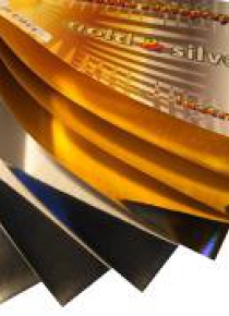 Wycinanka samoprzylepna A4 gold & silver