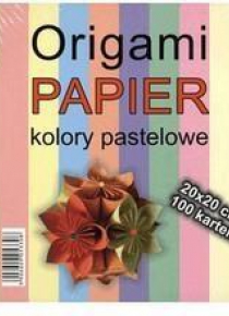 Origami papier 20x20cm pastele