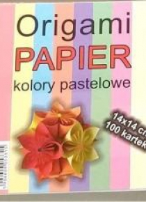 Origami papier 14x14cm pastele