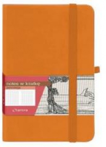 Notes A6 Kratka Secesja Pomarańczowy ANTRA