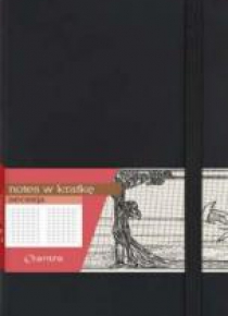Notes A6 Kratka Secesja Czarny ANTRA