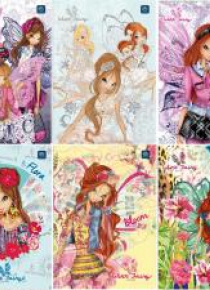 Notes A6/50K kratka Winx (20szt)
