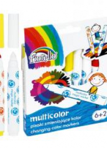Pisaki Multicolor 6+2 kolory FIORELLO