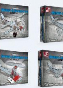 Metalowe konstrukcje - Samoloty mix TOY KRAFT
