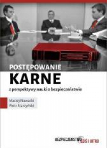 Postępowanie karne z pers. nauki o bezpieczeństwie