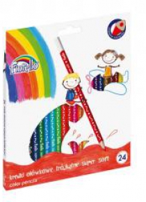 Kredki Super Soft 24 kolory FIORELLO