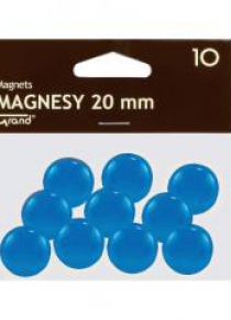 Magnes 20mm niebieski 10szt GRAND