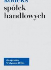Kodeks spółek handlowych 02/2016 BR