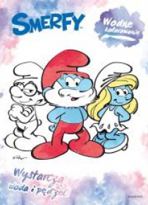 Wodne kolorowanie. Smerfy