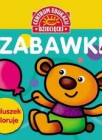 Maluszek koloruje. Zabawki