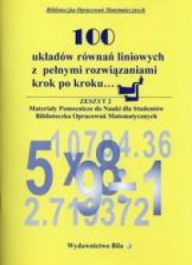 100 układów równań liniowych...