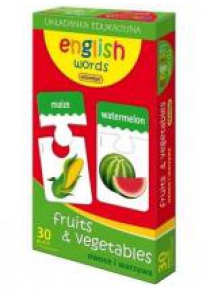 English words Fruits & vegetables