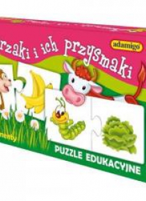 Układanka - Zwierzaki i ich przysmaki