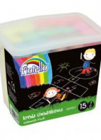 Kreda chodnikowa 7 kolorów 15szt FIORELLO