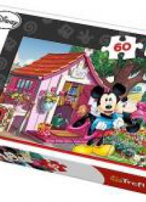 Puzzle 60 Miki i Minnie w ogrodzie TREFL