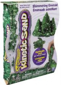 Kinetic Sand - połyskujący piasek 454g zielony