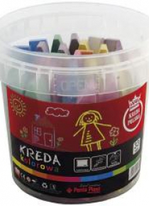 Kreda kwadratowa w wiaderku 33szt.
