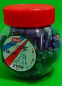 Naboje do piór mix kolorów 100szt TOMA