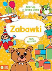 Koloruję z Sówką Zuzią. Zabawki