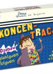 Kapitan Nauka.Koncentracja 100 zabaw z det. Motyw.